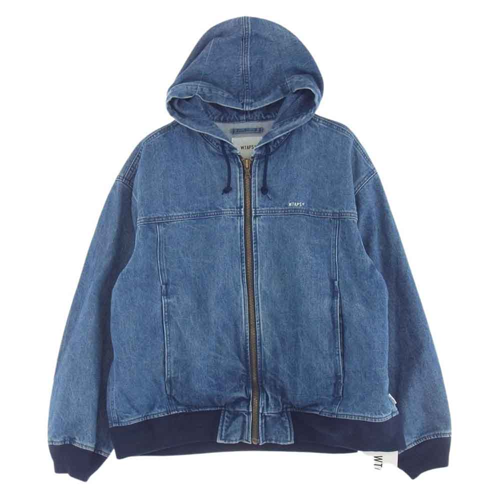 WTAPS ダブルタップス 24SS 241WVDT-JKM02 ACTIVE JACKET アクティブ バック プリント デニム ジャケット インディゴブルー系 2【中古】