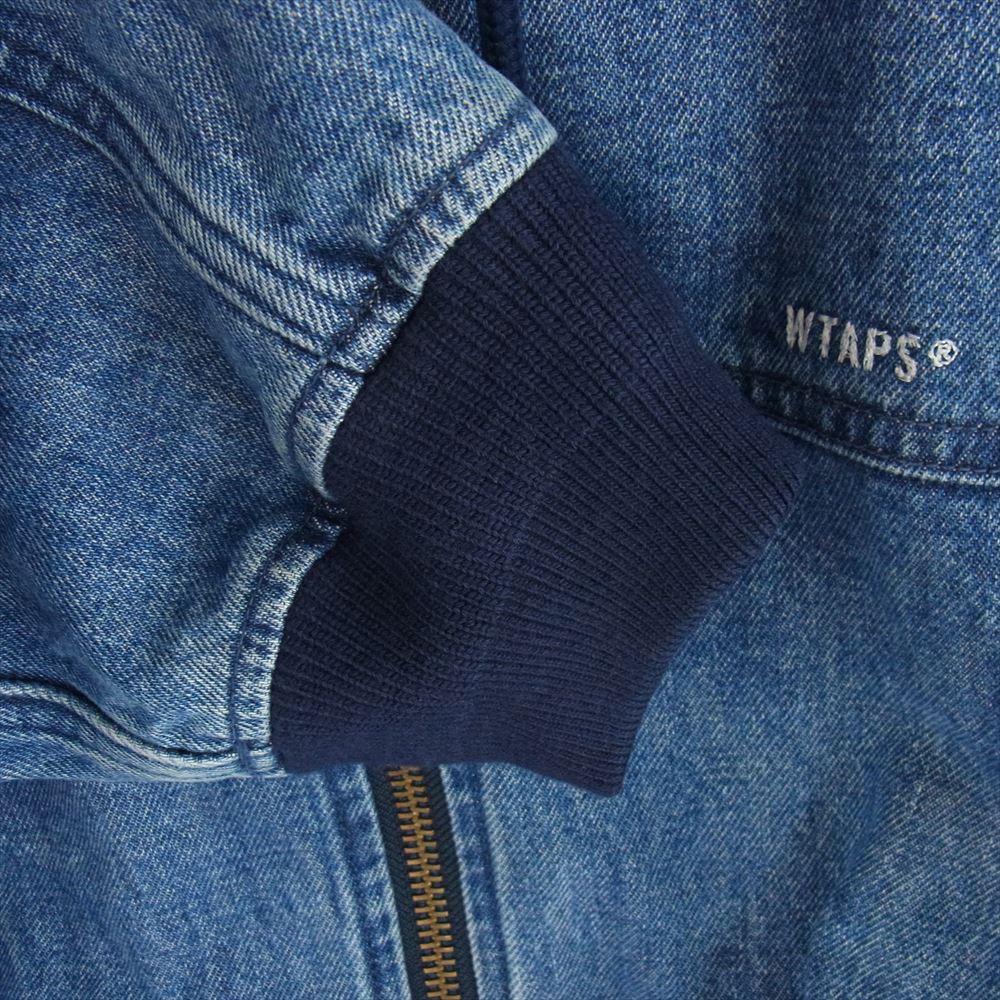 WTAPS ダブルタップス 24SS 241WVDT-JKM02 ACTIVE JACKET アクティブ バック プリント デニム ジャケット インディゴブルー系 2【中古】