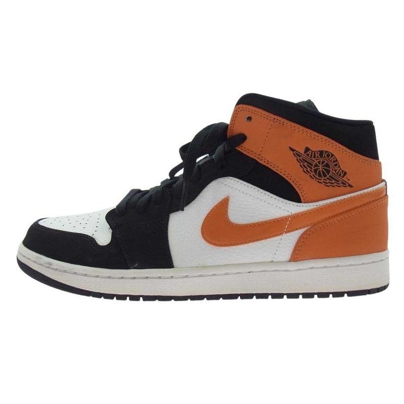 NIKE ナイキ 554724-058 AIR JORDAN 1 MID SHATTERED BACKBOARD エアジョーダン1 ミッド シャッタードバックボード スニーカー オレンジ系 29cm【美品】【中古】