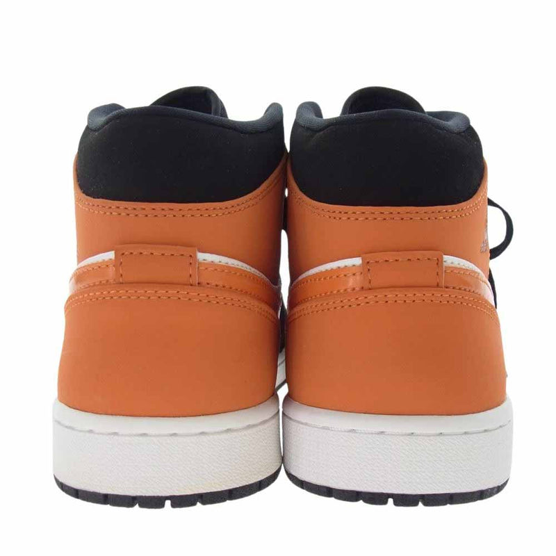 NIKE ナイキ 554724-058 AIR JORDAN 1 MID SHATTERED BACKBOARD エアジョーダン1 ミッド シャッタードバックボード スニーカー オレンジ系 29cm【美品】【中古】