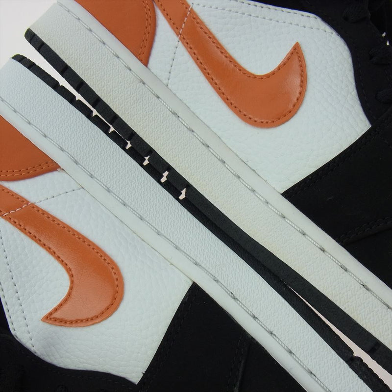 NIKE ナイキ 554724-058 AIR JORDAN 1 MID SHATTERED BACKBOARD エアジョーダン1 ミッド シャッタードバックボード スニーカー オレンジ系 29cm【美品】【中古】