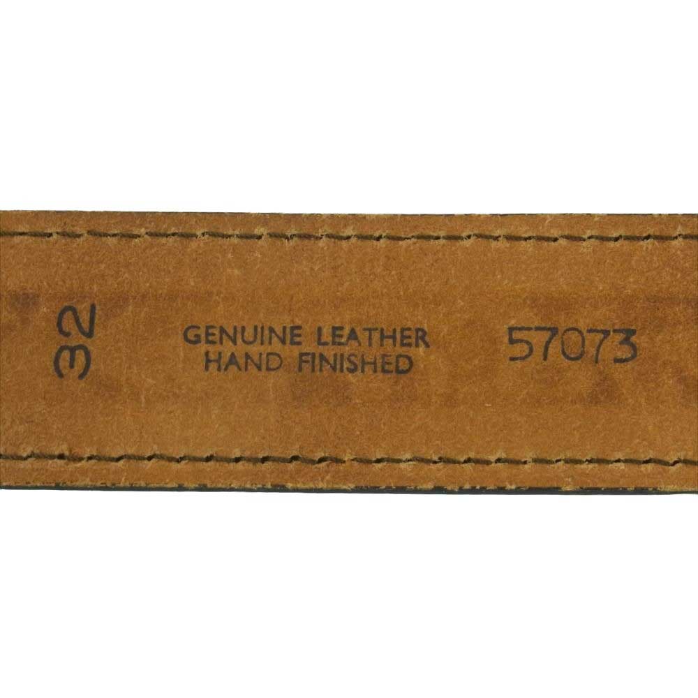 チャンバー 57073 USA製 レザー ベルト ブラウン系【中古】