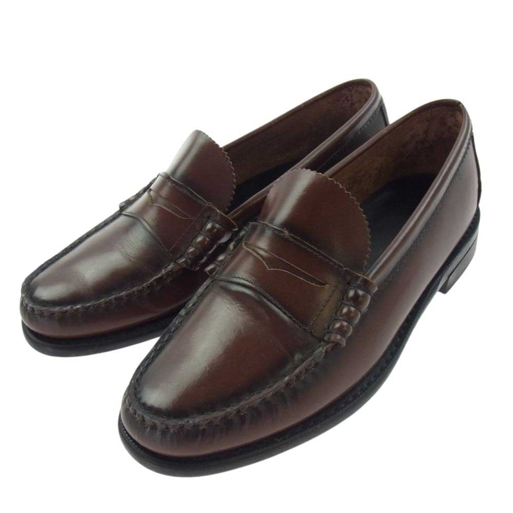 マンリー 9050 ヴィンテージ レザー ローファー ブラウン系 8.5D【中古】