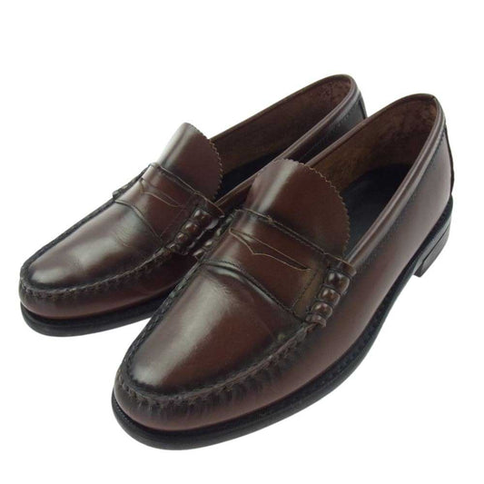 マンリー 9050 ヴィンテージ レザー ローファー ブラウン系 8.5D【中古】