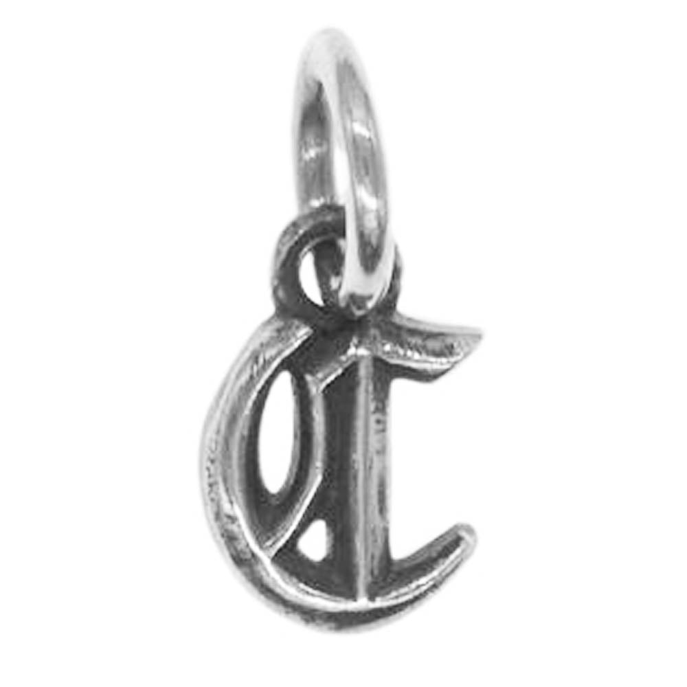 CHROME HEARTS クロムハーツ（原本無） STACK ALPHABET アルファベット スタック チャーム Cイニシャル ペンダント トップ シルバー系【中古】