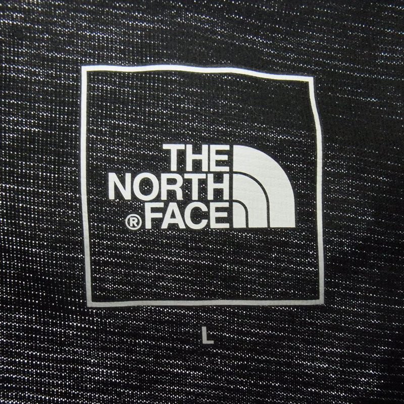 THE NORTH FACE ノースフェイス NT12291 S/S Free Run Native Crew フリーラン ネイティブ ロゴ 半袖 Tシャツ ブラック系 L【中古】