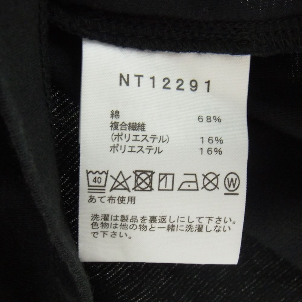 THE NORTH FACE ノースフェイス NT12291 S/S Free Run Native Crew フリーラン ネイティブ ロゴ 半袖 Tシャツ ブラック系 L【中古】