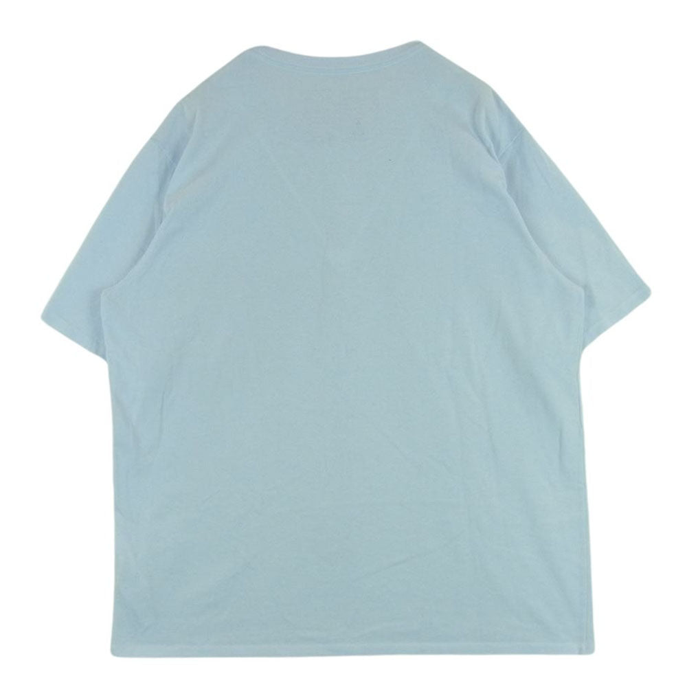 patagonia パタゴニア 37406 P-6 Label Pocket Re-T-shirts ラベル ポケット レスポンシビリティー 半袖 Tシャツ ライトブルー系 L【中古】