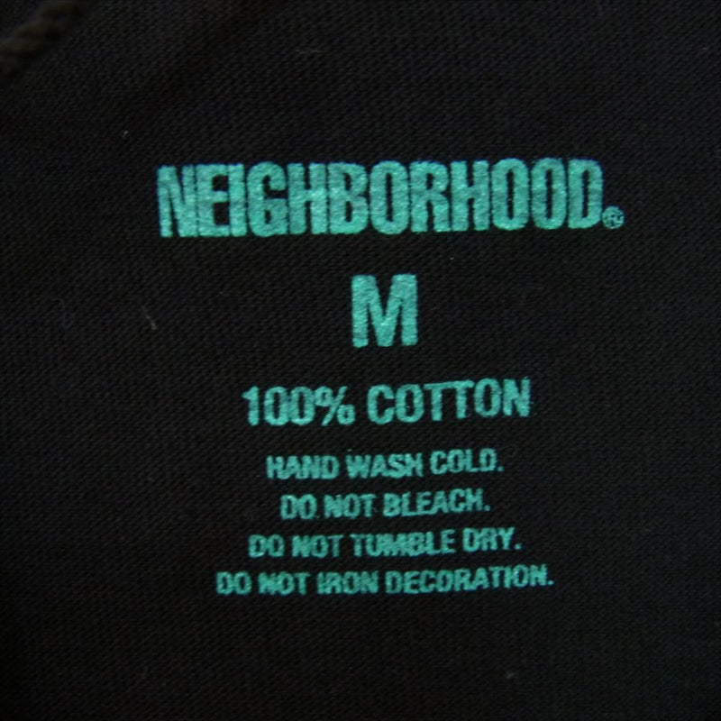 NEIGHBORHOOD ネイバーフッド 231PCNH-ST08S NH 231 SPOT . TEE SS-6 ロゴ 半袖 Tシャツ ブラック系 M【中古】