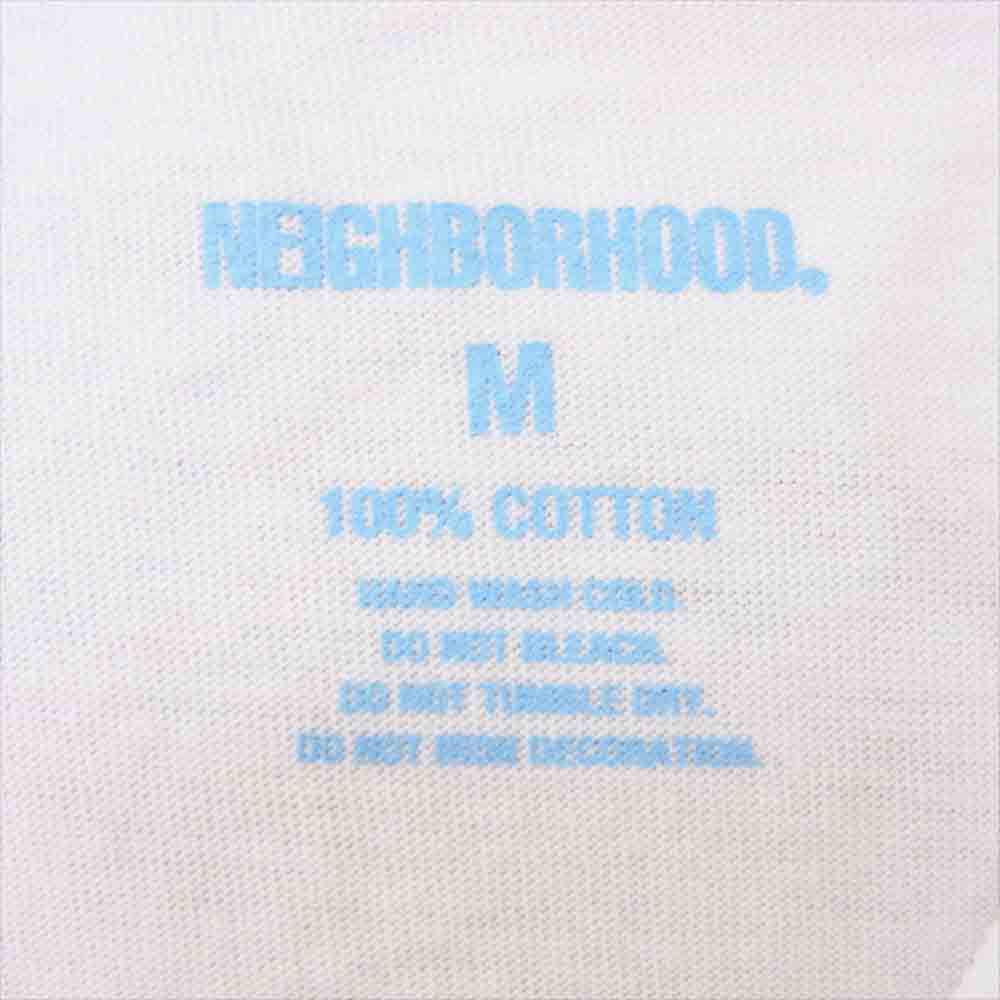 NEIGHBORHOOD ネイバーフッド 231PCNH-ST08S NH 231 SPOT . TEE SS-6 ロゴ 半袖 Tシャツ ホワイト ホワイト系 M【中古】