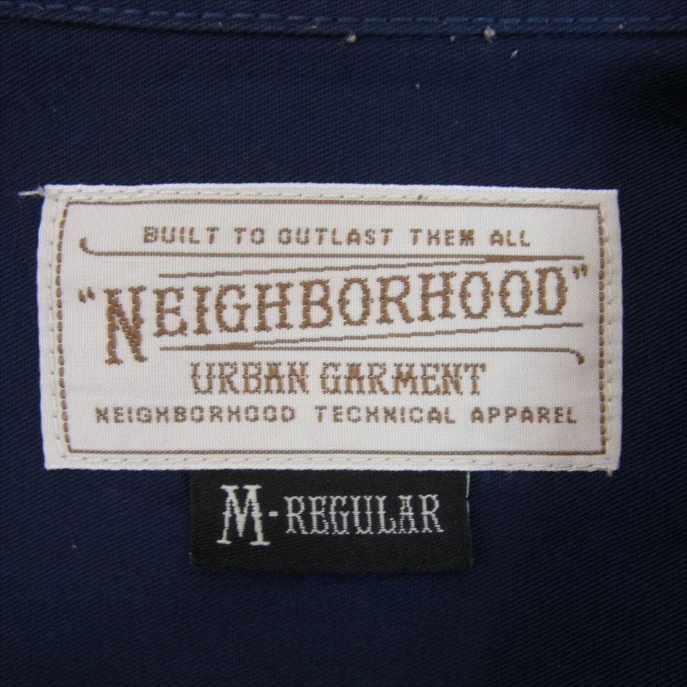 NEIGHBORHOOD ネイバーフッド 131TSNH-SHM01 CLASSIC WORK EC-SHIR クラシック ワーク 長袖 シャツ ネイビー系 M【中古】