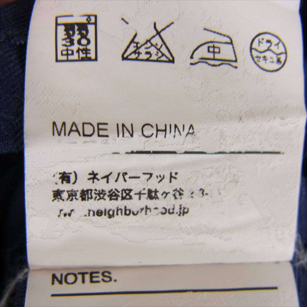 NEIGHBORHOOD ネイバーフッド 131TSNH-SHM01 CLASSIC WORK EC-SHIR クラシック ワーク 長袖 シャツ ネイビー系 M【中古】