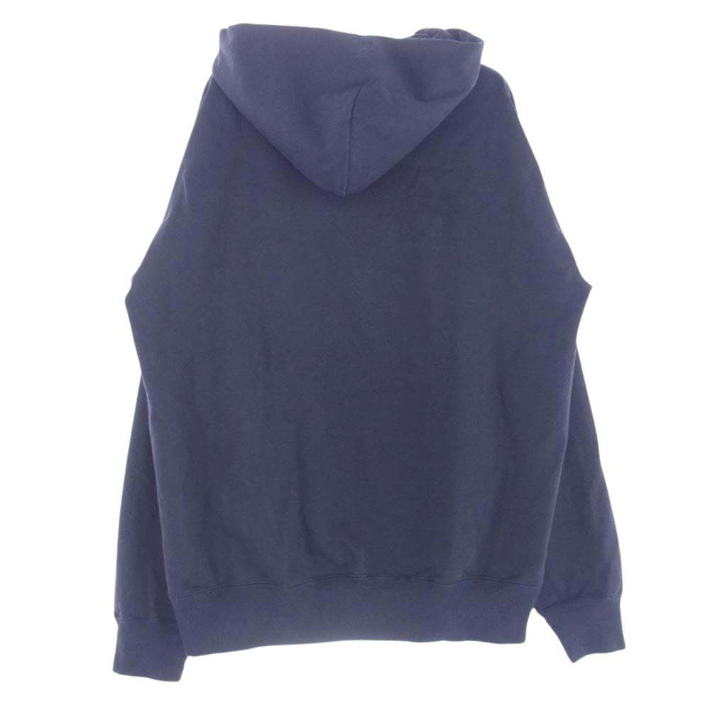 AURALEE オーラリー 21AW A21AP01IS SUPER SOFT HEAVY SWEAT P/O PARKA ヘビー スウェット プルオーバー パーカー  ネイビー系 3【中古】