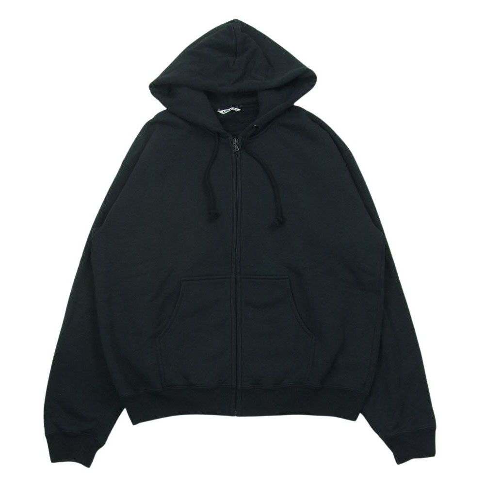 AURALEE オーラリー 23SS A23SP01TU SMOOTH SOFT SWEAT ZIP PARKA スムース ソフト スウェット ジップ パーカー ダークネイビー系 4【中古】