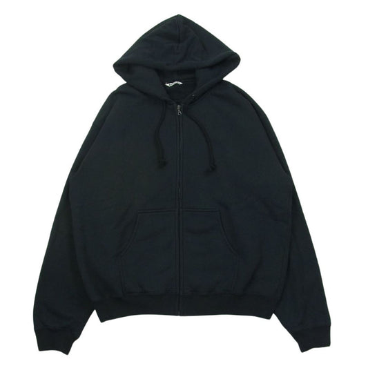 AURALEE オーラリー 23SS A23SP01TU SMOOTH SOFT SWEAT ZIP PARKA スムース ソフト スウェット ジップ パーカー ダークネイビー系 4【中古】
