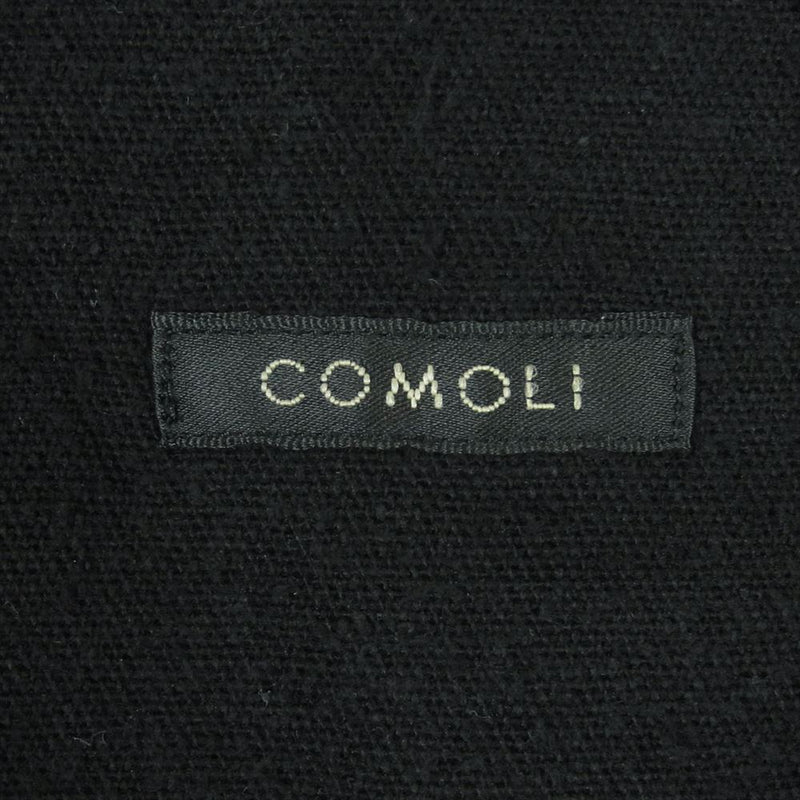 COMOLI コモリ 23SS X01-01009 シルク ネップ TYPE-1ST ジャケット 日本製 ブラック系 3【中古】