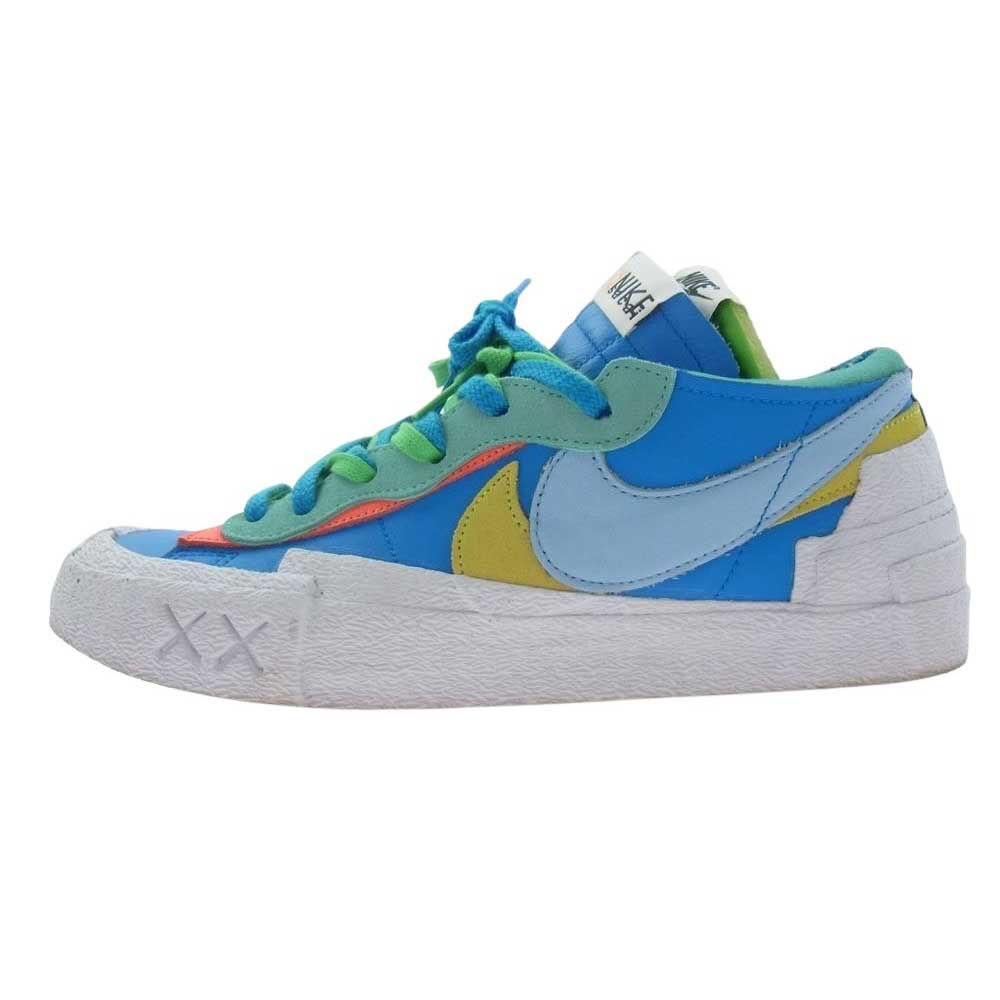 NIKE ナイキ DM7901-400 KAWS × sacai カウズ サカイ Blazer Low Neptune Blue ブレーザー ロー ネプチューン ブルー ローカット スニーカー マルチカラー系 28.5cm【中古】