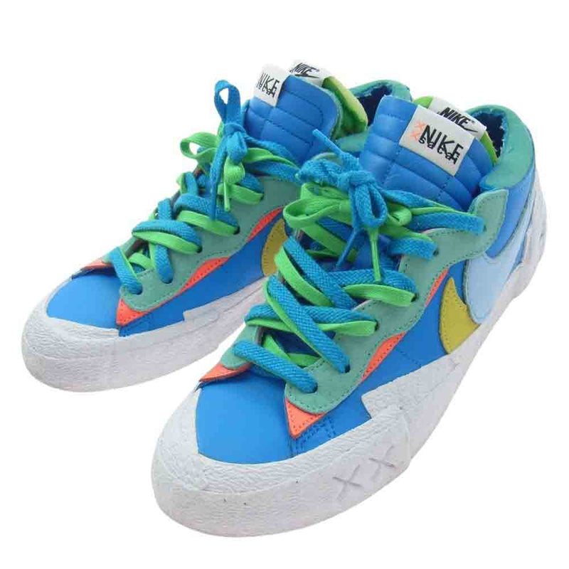 NIKE ナイキ DM7901-400 KAWS × sacai カウズ サカイ Blazer Low Neptune Blue ブレーザー ロー ネプチューン ブルー ローカット スニーカー マルチカラー系 28.5cm【中古】