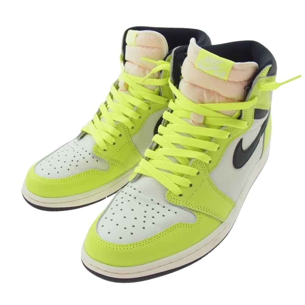 NIKE ナイキ 555088-702 Air Jordan 1 High OG Volt Visionaire  エアジョーダン1 ハイ OG ボルト ヴィジョネア ハイカット スニーカー マルチカラー系 28.5cm【中古】