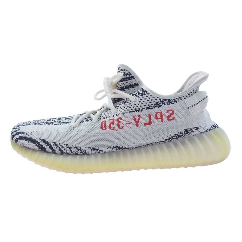 adidas アディダス CP9654 フェイクバスターズ鑑定済 YEEZY Boost 350 V2  Zebra イージーブースト350 V2 ゼブラ ローカット スニーカー ブラック系 ホワイト系 28.5cm【中古】