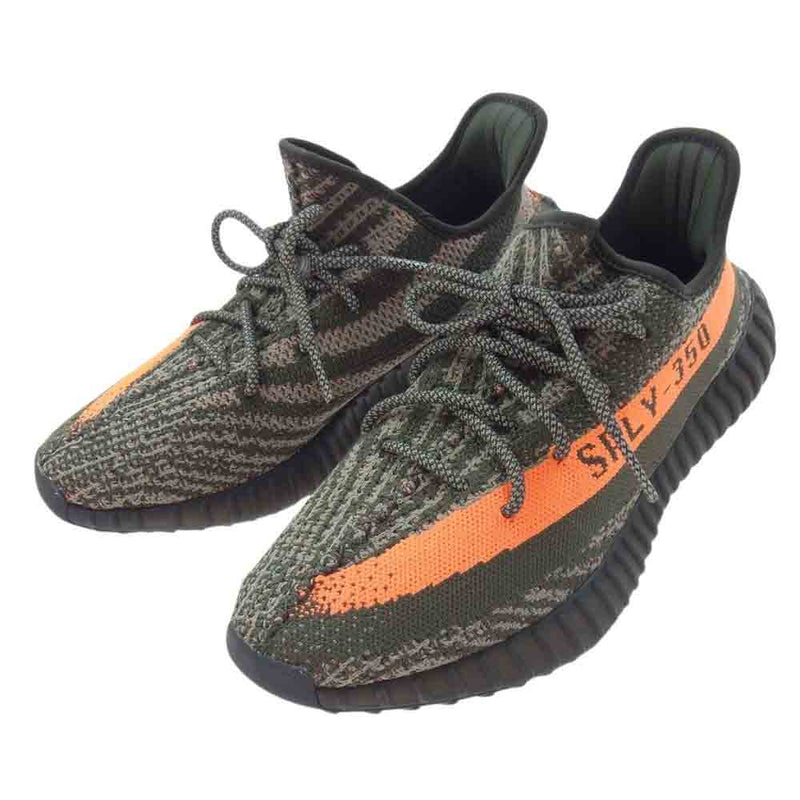 adidas アディダス HQ7045 フェイクバスターズ鑑定済 YEEZY Boost 350V2  Carbon Beluga イージーブースト 350V2 カーボン ベルーガ ローカット スニーカー グレー系 28.5cm【中古】