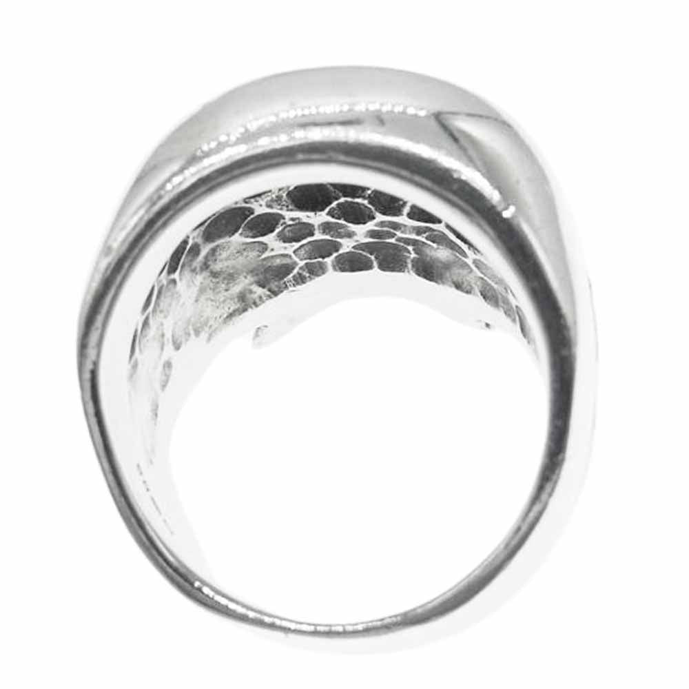 ザグレートフロッグ ラージ エビル スカル リング シルバー系 16号【中古】