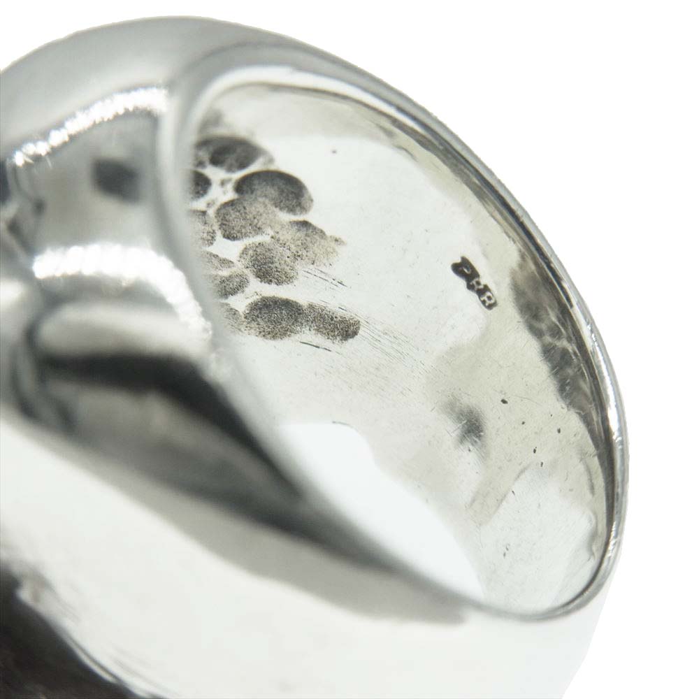 ザグレートフロッグ ラージ エビル スカル リング シルバー系 16号【中古】