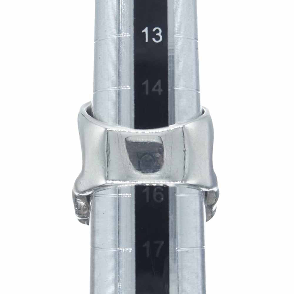 ザグレートフロッグ ラージ エビル スカル リング シルバー系 16号【中古】