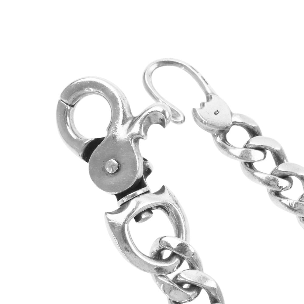 アージェントグリーム RUDE GALLERY ルードギャラリー WALLET CHAIN TYPE-4 タイプ4 ウォレットチェーン シルバー系【中古】