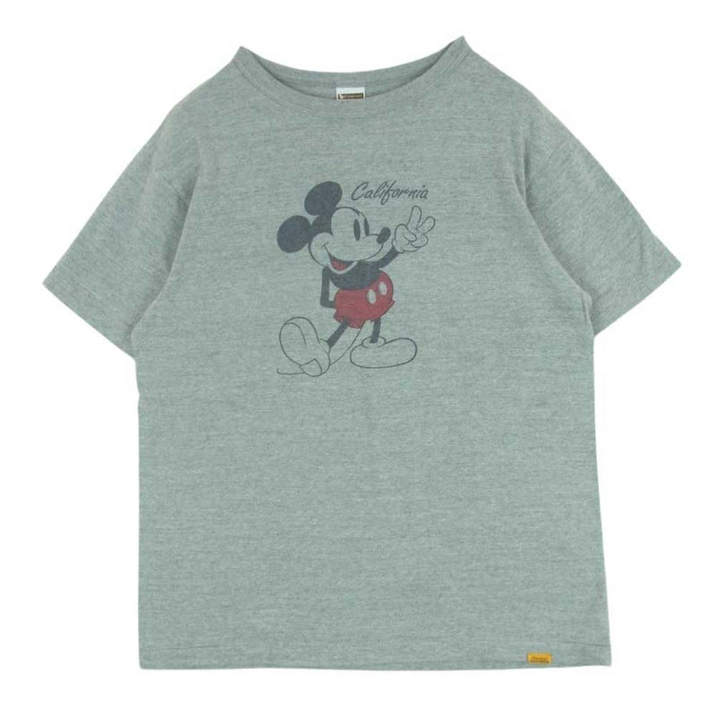 STANDARD CALIFORNIA スタンダードカリフォルニア DISNEY SD 88/12 Califor 半袖 スウェット Tシャツ カットソー グレー系 M【美品】【中古】