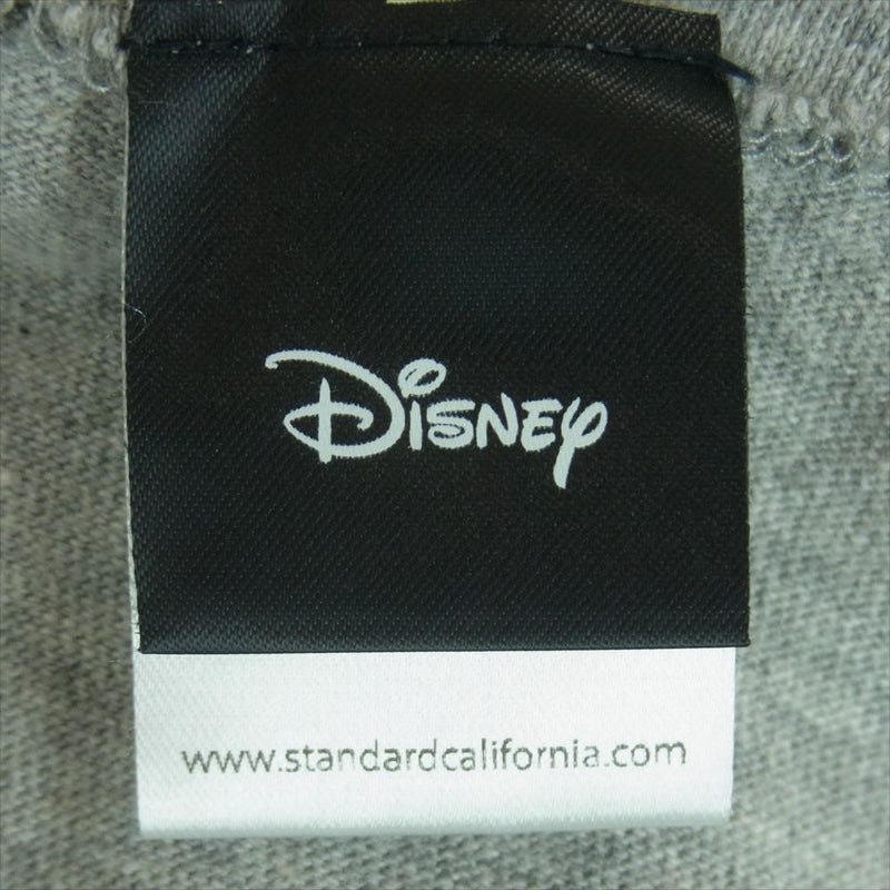 STANDARD CALIFORNIA スタンダードカリフォルニア DISNEY SD 88/12 Califor 半袖 スウェット Tシャツ カットソー グレー系 M【美品】【中古】