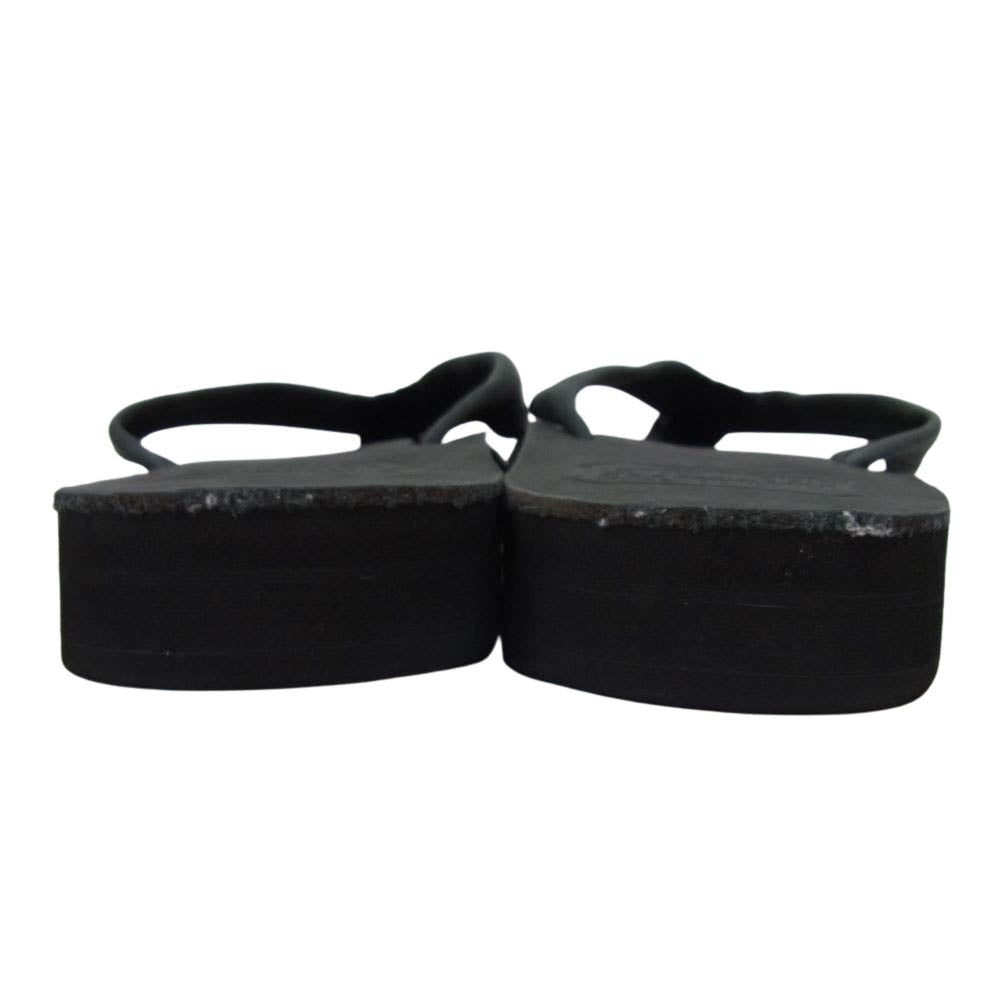 STANDARD CALIFORNIA スタンダードカリフォルニア RAINBOW SANDALS × SD 302ALTS CLASSIC LEATHER BLACK クラシック レザー サンダル ブラック系【美品】【中古】