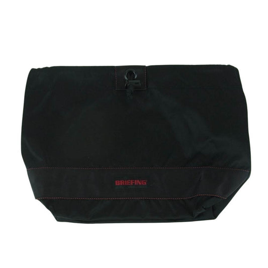 BRIEFING ブリーフィング BRG223G52 DRAWSTRING POUCH S ECO TWILL  エコツイル 巾着 ポーチ ブラック系【美品】【中古】