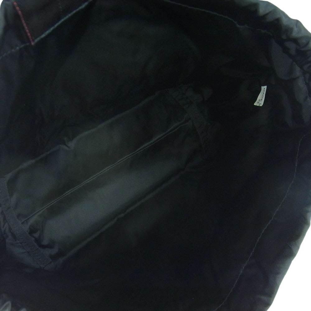 BRIEFING ブリーフィング BRG223G52 DRAWSTRING POUCH S ECO TWILL  エコツイル 巾着 ポーチ ブラック系【美品】【中古】