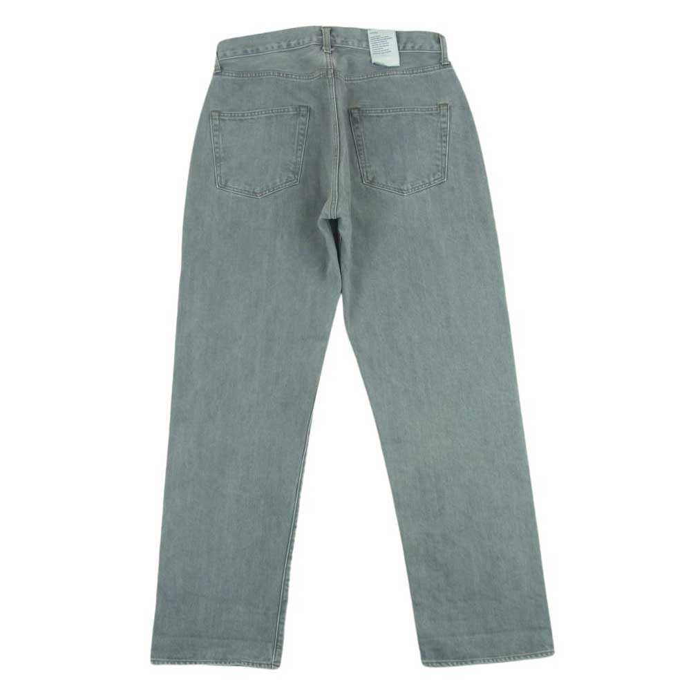 CICATA シカタ PTM-1STB 本藍 スビンコットン 13.5oz ストレート デニム パンツ 日本製 グレー系 34【中古】