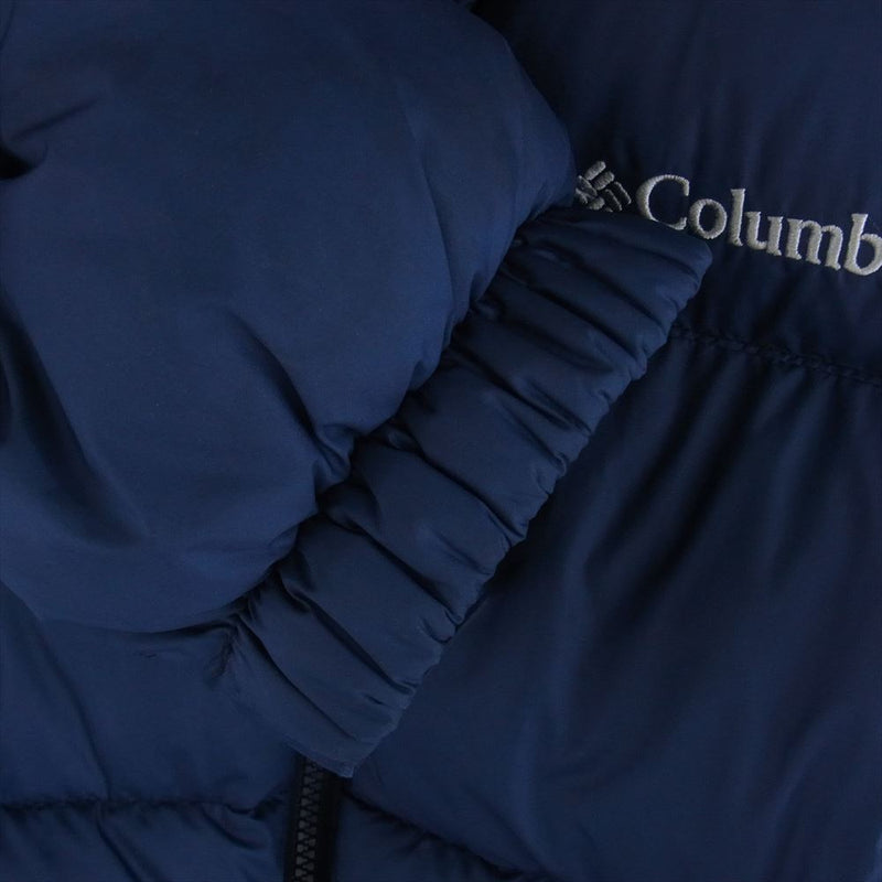 Columbia コロンビア 220 WE0020 Pie Crake Hooded Jacket パイクレイク フーデッド 中綿 ジャケット ネイビー系 XL【中古】