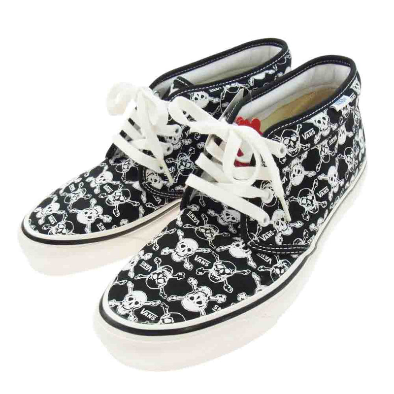 VANS バンズ CHUKKA 49 DX SKULLS  ANAHEIM FACTORY COLLECTION アナハイムファクトリー エラ チャッカ ハイカット シューズ ブラック系 26.5cm【極上美品】【中古】