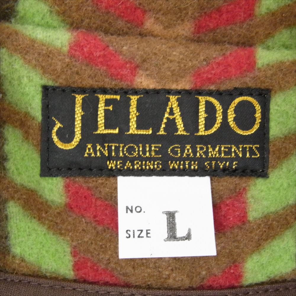 JELADO ジェラード AG82530 Yellowstone Vest イエローストーン ブランケット ベスト ブラウン系 L【新古品】【未使用】【中古】