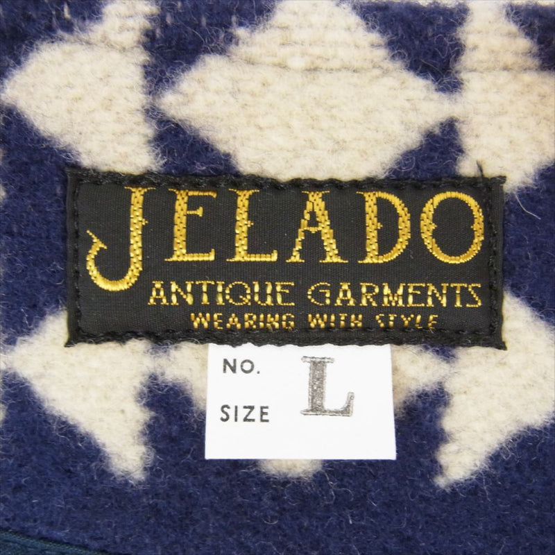 JELADO ジェラード AG63503 JELADO Salem Vest Old Navy セイラム ブランケット ベスト ネイビー系 L【新古品】【未使用】【中古】