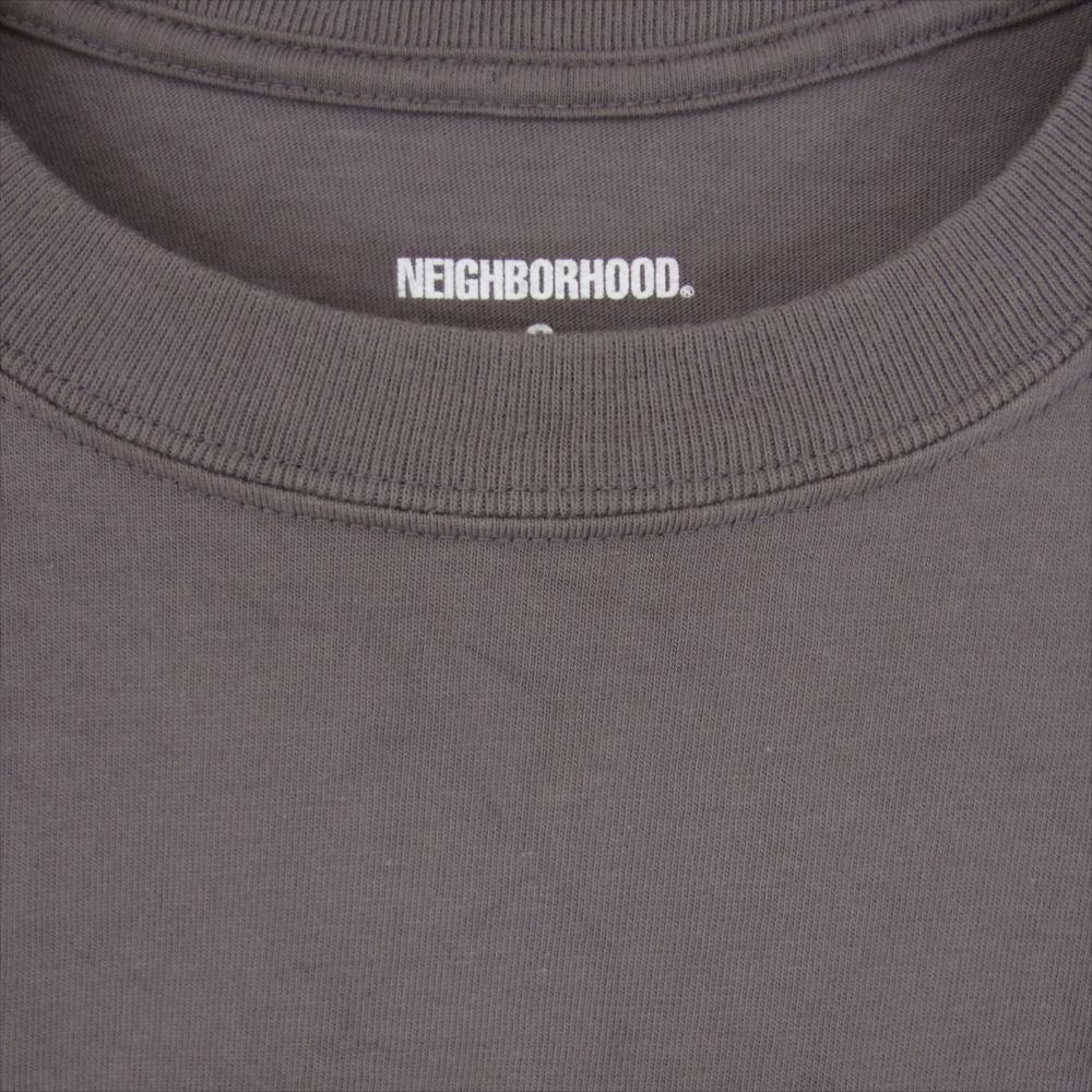 NEIGHBORHOOD ネイバーフッド DRIP C-TEE  SS ペイント ロゴ プリント 半袖 Tシャツ グレー系 S【美品】【中古】