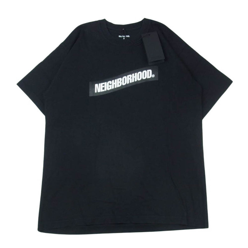 NEIGHBORHOOD ネイバーフッド 20AW 202PCNH-ST07 DISTORTION-2 C-TEE ディストーション 半袖 Tシャツ ブラック系 S【中古】