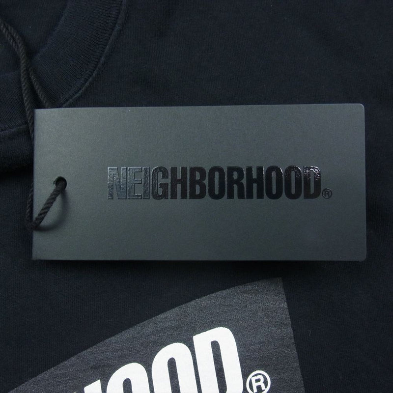 NEIGHBORHOOD ネイバーフッド 20AW 202PCNH-ST07 DISTORTION-2 C-TEE ディストーション 半袖 Tシャツ ブラック系 S【中古】