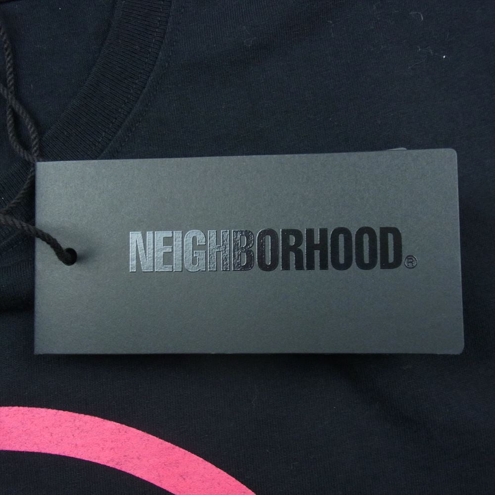 NEIGHBORHOOD ネイバーフッド fragment design フラグメントデザイン Skull & Thunder T-shirt スカル サンダー 半袖 Tシャツ ブラック系 1【極上美品】【中古】