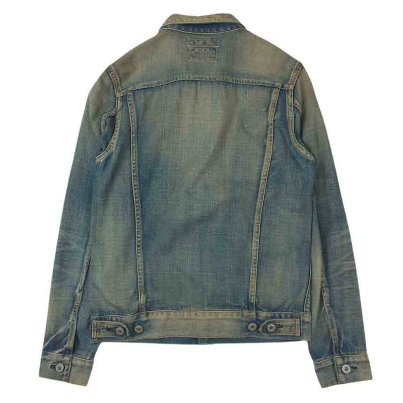 RUDE GALLERY ルードギャラリー rudegallery RG JEAN JKT WASHED DENIM & STUDS CUSTOM スタッズ デニムジャケット インディゴブルー系 2【中古】