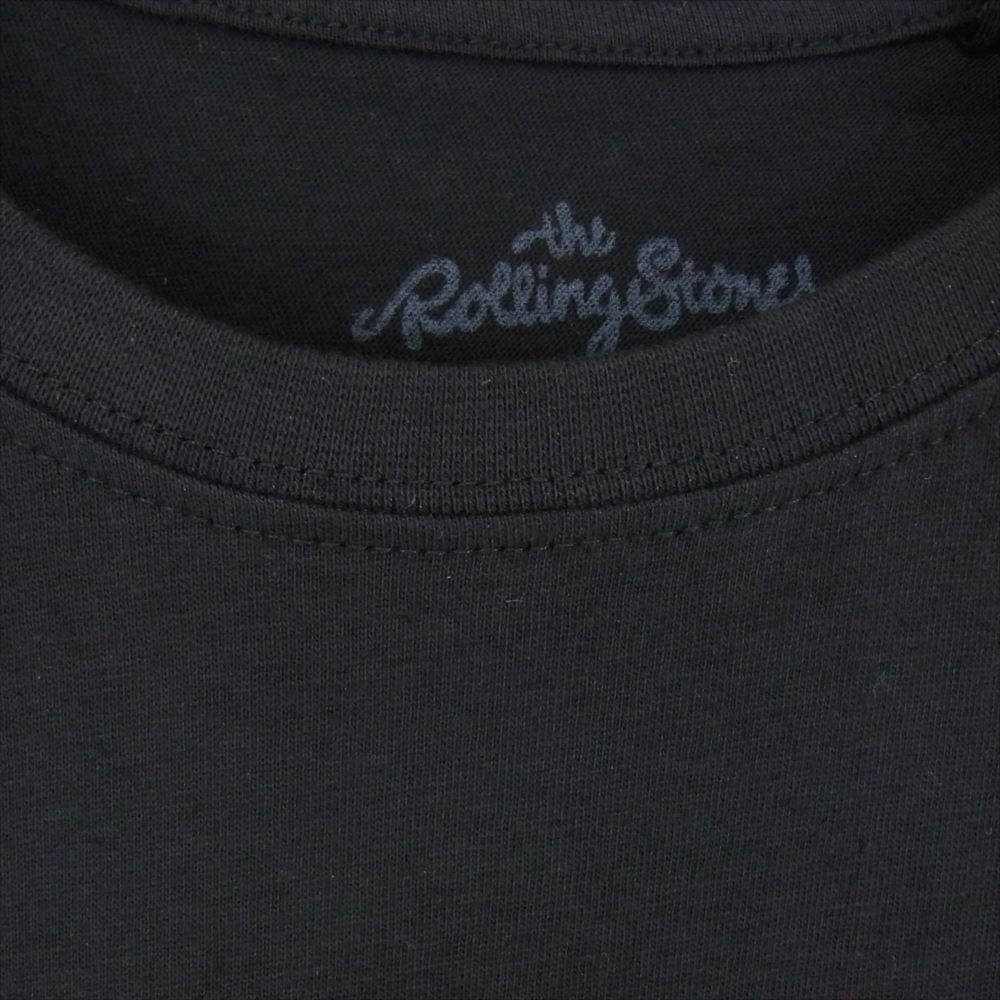 ローリングストーンズ イギリス製 AMERICAN TOUR アメリカンツアー バンドTシャツ ロックTシャツ プリント 半袖 Tシャツ ブラック系 M【美品】【中古】
