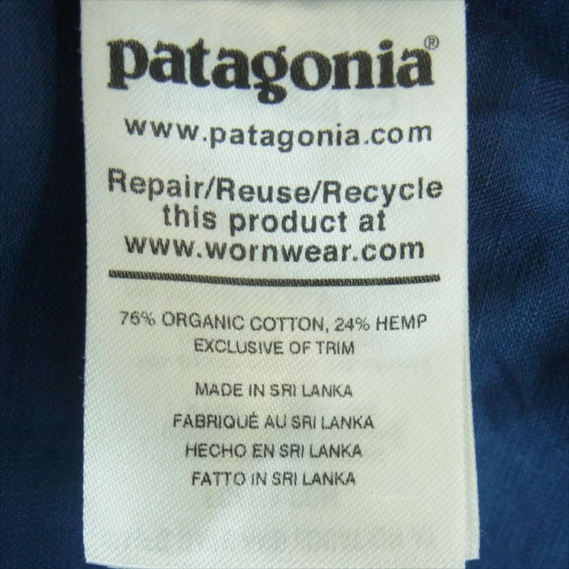 patagonia パタゴニア 20SS 25335SP Lightweight All-Wear Hemp Coaches Jkt ライトウェイト オールウェア ヘンプ コーチ ジャケット ネイビー系 S【中古】