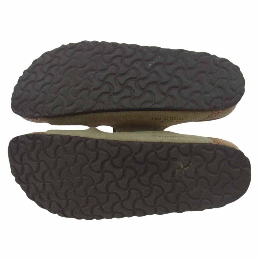 BIRKENSTOCK ビルケンシュトック Arizona アリゾナ スエード レザー サンダル ソフトベット Taupe ライトブラウン系 43【中古】