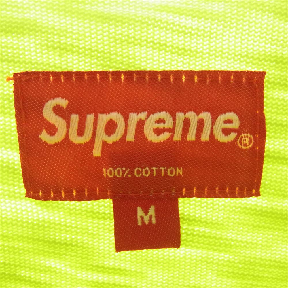 Supreme シュプリーム 18SS Pocket Tee ポケット Tシャツ S/S Heather Bright Green ヘザー ブライト グリーン 半袖 Tシャツ ライトグリーン系 M【極上美品】【中古】