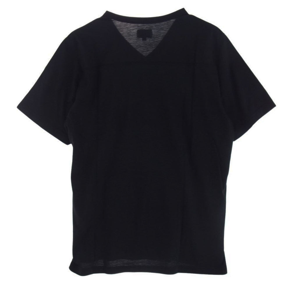 Supreme シュプリーム 15SS Broadway Football Top ブロードウェイ フットボール トップ Vネック 半袖 Tシャツ ブラック系 M【極上美品】【中古】