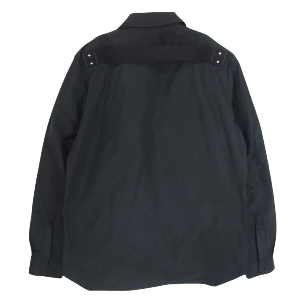 Rick Owens リックオウエンス 24SS RU01D3237-FK Fog Pocket Outershirt フォグポケット アウターシャツ 長袖 シャツジャケット ブラック系 48【中古】